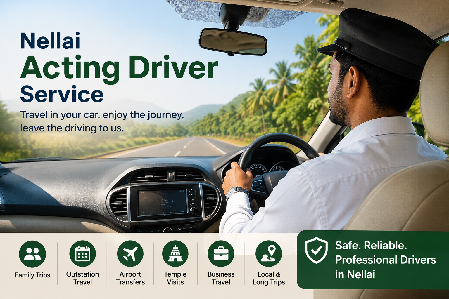 Car Driving Services in Tirunelveli – Trusted Acting Drivers